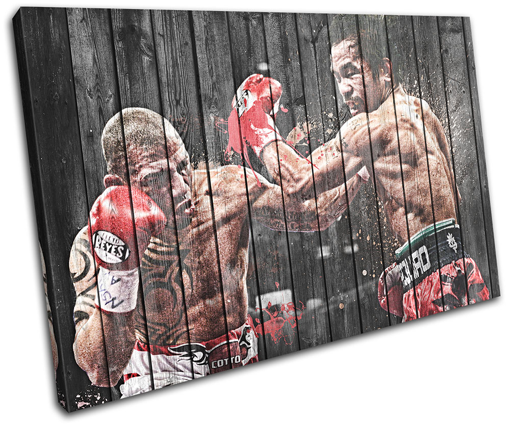 Boxing Pacquiao Hatton Sports MULTI CANVAS WALL ART Picture Print VA 