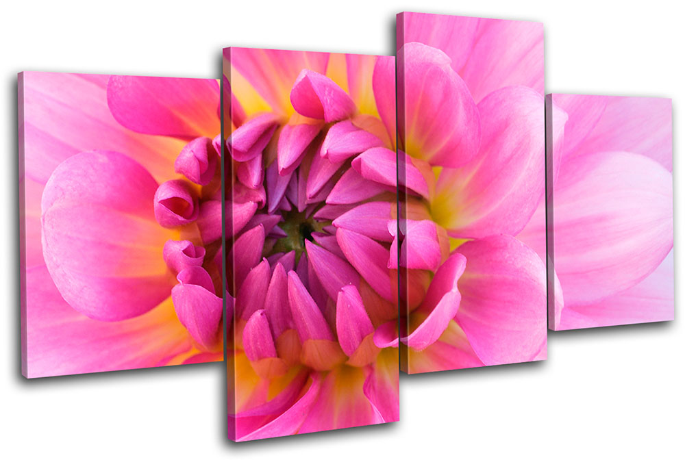Flowers BOTANICAL Floral MULTI CANVAS WALL ART Picture Print VA | eBay