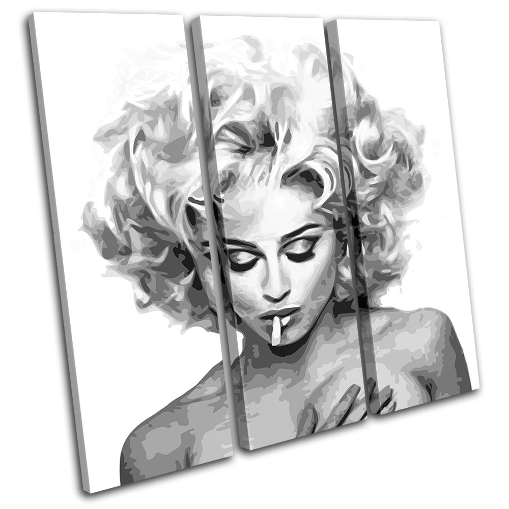 Madonna Music Iconic Celebrities SINGLE CANVAS WALL ART Picture Print VA