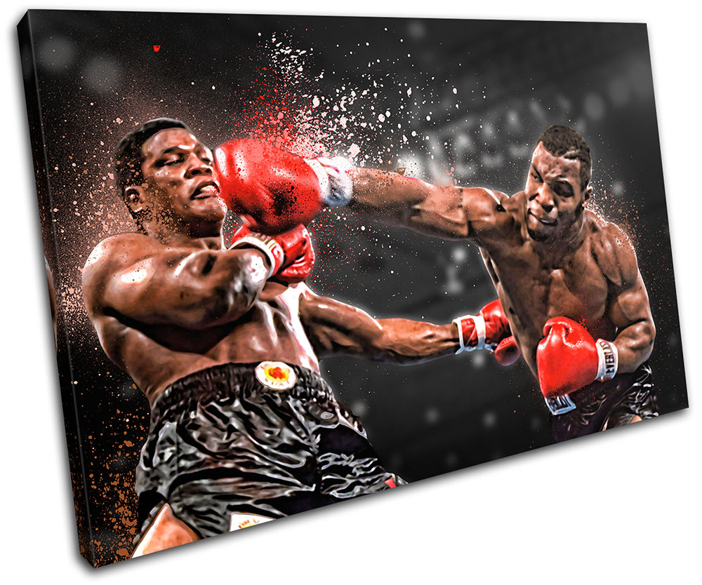 Boxing Mike Tyson Sports Single Canvas Wall Art Picture Print Va Ebay