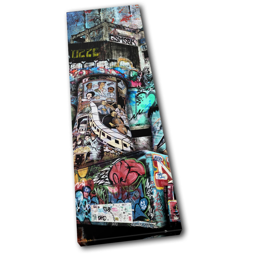 Graffiti Street Buddha Ohm Urban SINGLE TOILE murale ART Photo Print