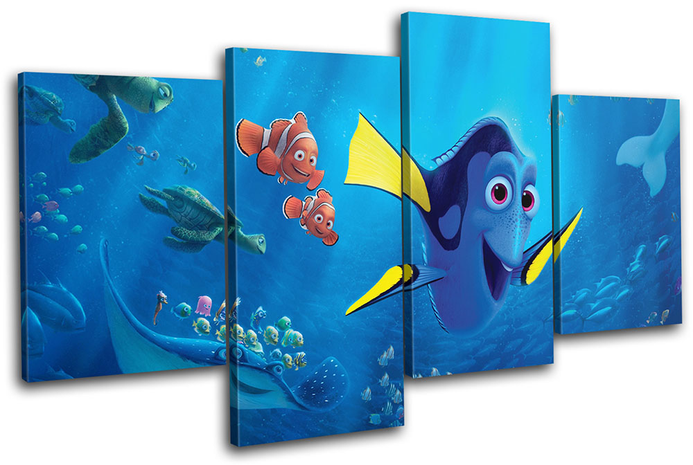 Finding Dory Nemo Movie Greats MULTI CANVAS WALL ART Picture Print | eBay