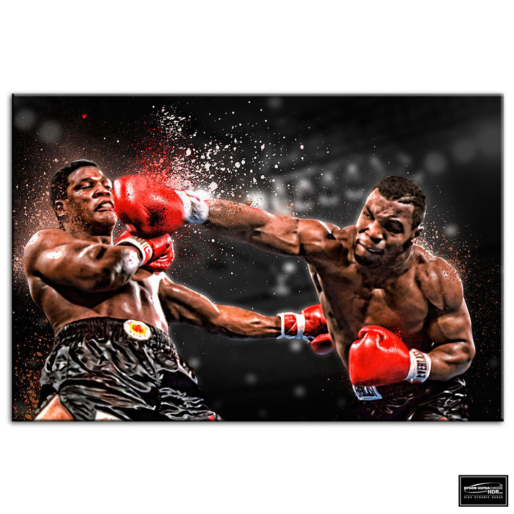 Boxing Mike Tyson Sports BOX FRAMED CANVAS ART Picture HDR 280gsm eBay